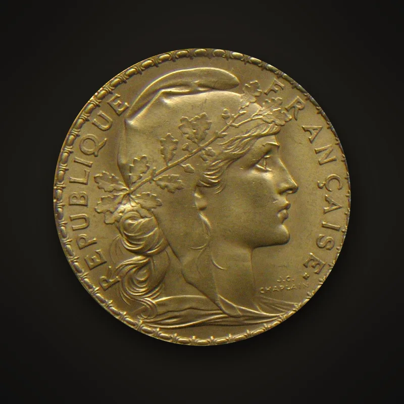 20 Francs Gold der Dritten Republik, 1907