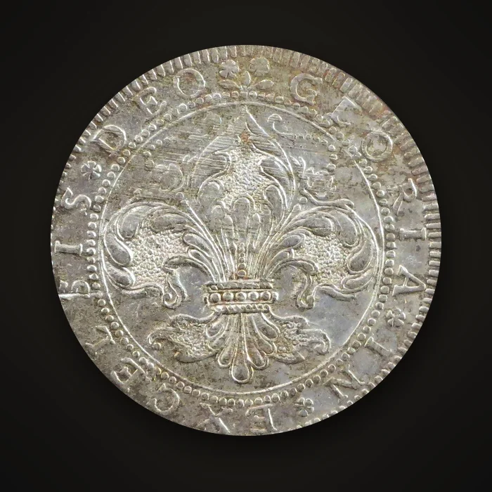 Gulden zu 60 Kreuzer der Stadt Straßburg mit Lilie